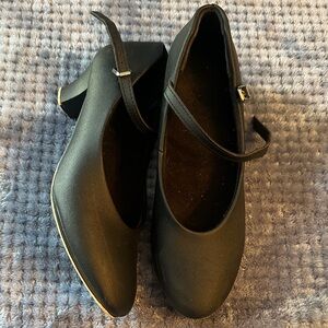 Character Dance Shoes - Black Heels